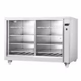 Sıcak Teşhir Dolabı - 2kW - Sürgülü Cam Kapı - 8 Raf - 1395x910x1020mm