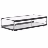 Toonbankvitrine - neutraal - gemaakt van gehard glas - 900mm