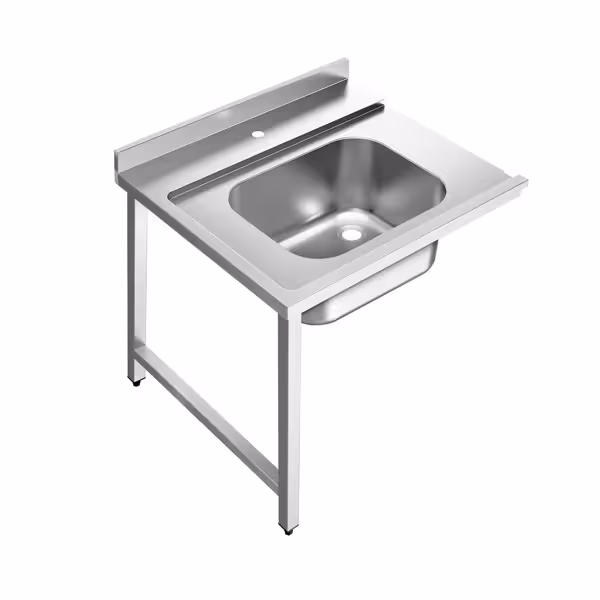 Table d’entrée pour lave-vaisselle - 800mm - Montage à gauche - avec 1 bac - pour DSHI1080WD