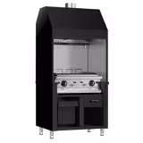 Grătar cu gaz BERLIN - 960 mm - Negru