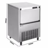 IJsblokjesmachine - kubus (volle blokjes) - 76 kg/24 h
