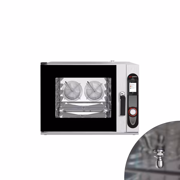 Bakkerij-Elektrisch-Combisteamer - Touch - touchscreen - 4x 600x400 - incl. wassysteem