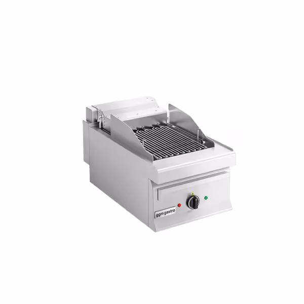 Elektrische watergrill - 3,75kW - 0,4x0,7m - Tafelmodel - 700mm diep - RVS