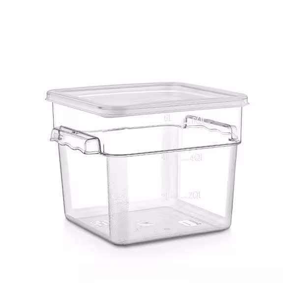 Voedseldoos - incl. deksel - Kunststof - hoogte: 190mm - 3,8 liter