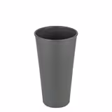(24 τεμ.) Ποτήρι πολλαπλών χρήσεων - 500 ml - Ø 88 mm - ανακυκλώσιμο, άθραυστο, στοίβαζόμενο, κατάλληλο για πλυντήριο πιάτων - γκρι