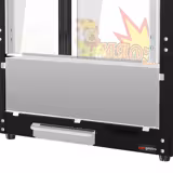 Popcornmaskin - 1,50 kW - 5 kg/h - med 1 kastrull - svart