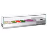 Countertop Prep Well / Refrigerated Topping Unit PREMIUM PLUS - 1733x353mm - 7x GN 1/4