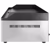 Plancha eléctrica Fry top - 4,4 kW - Mixto liso/ranurado - Superficie de cocción: 600x335mm