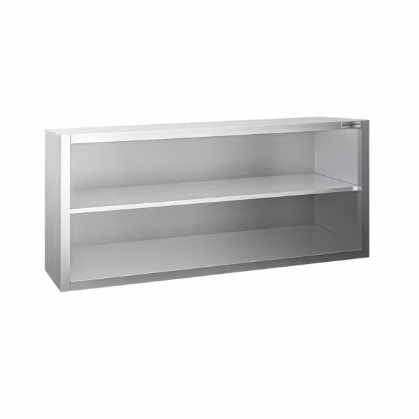 Duvar Dolabı - Paslanmaz Çelik PREMIUM - 1400X400mm - Menteşesiz Kapı - Yükseklik 650mm