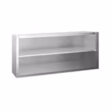 Armario de pared de acero Inox. PREMIUM - 1,4 m - 0,65 m de alto - sin puerta corredera
