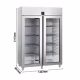 LIEBHERR | Ψυγείο από ανοξείδωτο χάλυβα PERFECTION - 1414 λίτρα - GN 2/1 - εσωτερικό από ανοξείδωτο χάλυβα - με 2 γυάλινες πόρτες & WiFi