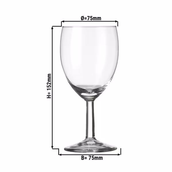 (6 pcs) Wine glass - Gilde - 240 ml