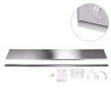 Base in acciaio inox - 1800x125mm - compatibile con ASK, ADK, SSK (cassettiera), SSR, SSIE, WDR, WSR