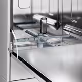 Undercounter Commercial Dishwasher - 500mm Basket - Digital Controls - 3.55kW - with Drain, Rinse Aid & Detergent Pumps