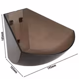 (6 db) Schütte - ABS műanyag - szürke - 165x195x105 mm - 1 l - für Multi Rack 11413 & 11414 állványhoz