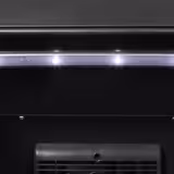 GASTRO-COOL | Commercial Beverage Display Fridge - 418mm - 212 Litres - Slimline - with 1 hinged glass door - LED lighting - Black - Temperature range 0 to 10 °C