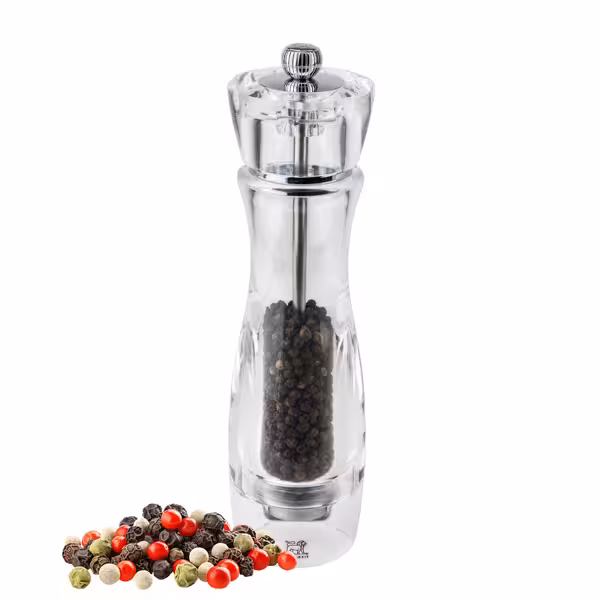 (6 pieces) PEUGEOT | VITTEL - Pepper Mill - Acrylic - Height: 230mm