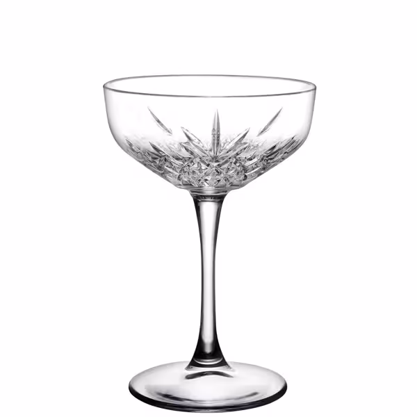 (12 pcs) Cocktail glass - TIMELESS - 270 ml - Clear