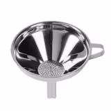(6 Stück) FUCHS | DELFIN® Restetrichter mit Sieb - Ø127mm - Edelstahl