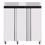 Commercial Upright Freezer ECO – Stainless Steel – 1800 L – 3 Stainless Steel Doors – Plastic Interior Door Lining
