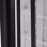 Commercial Beverage Display Fridge - 880 L - 2 Glass Doors & Advertising Display