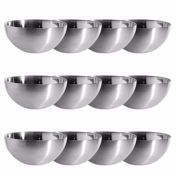 (12 pieces) Commercial salad and mixing bowls - Ø 130 mm