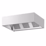 Commercial Wall-Mounted Extractor Hood - 1800mm - with Baffle Filters & Lighting
