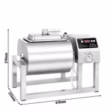 Vakuum-Mariniermaschine - 18 Liter - beidseitiger Drehlauf - Digital - mit Timerfunktion