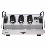 WEGA | Nova – Machine à expresso à porte-filtre – 3 groupes – 5,7 kW – avec 2 buses vapeur et eau chaude – commande tactile – Noire