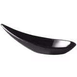 (60 pcs) Canape spoon - MING HING - Melamine - 110mm - Black