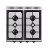 Commercial Gas Hob - 13 kW - 4 Burners - Base Cabinet