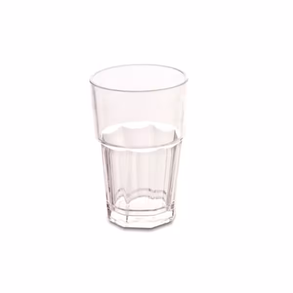 (50 stuks) drinkglazen - 250ml - met stapelbaar; polycarbonaat; breukvast; vaatwasmachinebestendig