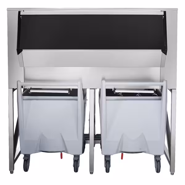 Buz haznesi - 400 kg - taşıma arabası ile – buz makinesi EWI403VHN, EWMI335 & FEI390