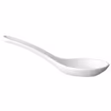 (60 τεμ.) Κουτάλι finger food HONG KONG - μελαμίνης - Λευκό - 130 mm