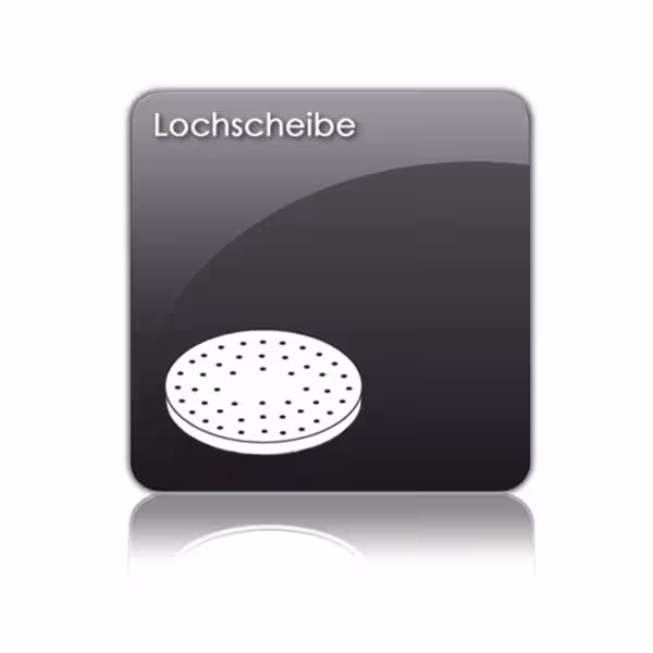 Geperforeerde schijf - 6 mm - geschikt voor vleesmolen FWK600