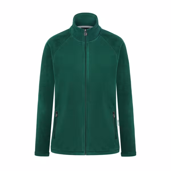 KARLOWSKY | Dames Werkkleding Fleece Jas Warm-Up - Bosgroen - maat: XS