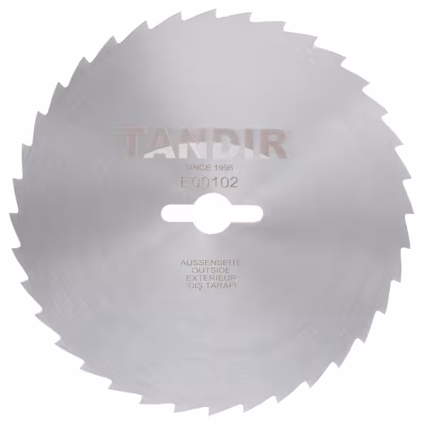 TANDIR® | Snijmes - Ø100mm - Gekarteld