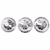 Handmatige fruitpers - met 3 filters - Zilver