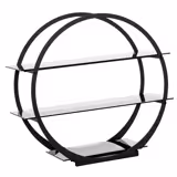 Etagerie / Buffetständer - Ø 490mm - Schwarz