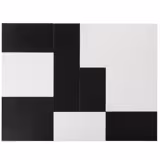 (6 stuks) GN-dienblad ZERO - GN 2/4 - hoogte: 15mm - Melamine - Wit