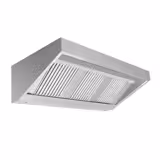 Commercial Wall-Mounted Extraction Canopy - 1800mm - with Baffle Filters & LED Lighting