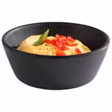 (6 szt.) Miseczka kwadratowa - NERO - Melamina - 0,25l - 125x125x45mm - Czarny