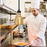 Rise & Fall Dome Heat Lamp ECO – Infrared - 275 W - Ø 175 mm - Gold - Height Adjustable