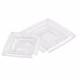 (6 st) Lock PURE - Acryl - Transparent - 255x255 mm - med skedurtag - passar till 83408#6, 83469#6, 85261#6 & 85267#6 - 6‑pack