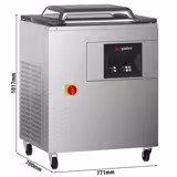 Kammer-Vakuumiergerät - 60m³/h - 1,5 kW - Digital - mit Begasung