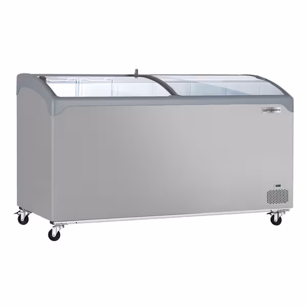 Congélateur coffre - 1570 x 650 mm - 352 litres - avec couvercle coulissant en verre