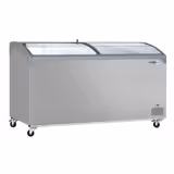 Commercial Chest Freezer - 1570x650mm - 352 L - With 2 Sliding Glass Lids - For UK
