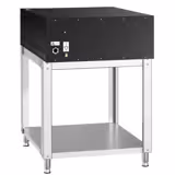 Four à pizza PROFESSIONNEL électrique - Sole en pierre réfractaire - 1 x 6 pizzas Ø35cm - 400V - jusqu’à 450°C - avec Support