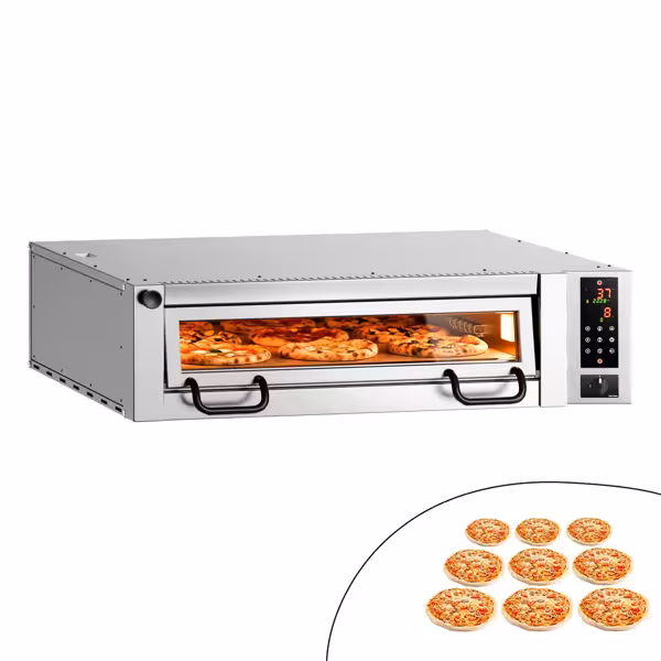 Pizzaofen Power - 9x 34cm - Digital - (Tief)