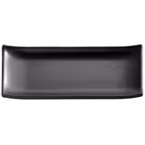 (6 kom) Poslužavnik - ZEN - Melamin - 225x95 mm - Visina: 30 mm - Crni - složivi